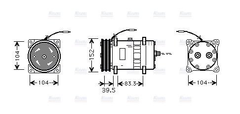 AVA Aircon Compressor CSAK002