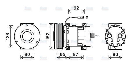 AVA Aircon Compressor CSAK013
