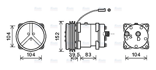 AVA Aircon Compressor CSAK020