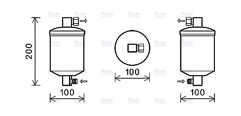 AVA Aircon Receiver Dryer Filter CSD006