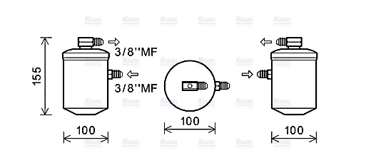AVA Aircon Receiver dryer CSD010