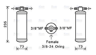 AVA Aircon Receiver dryer CSD012