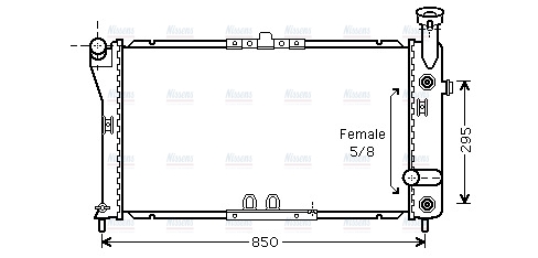 AVA Coolant Radiator CT2032
