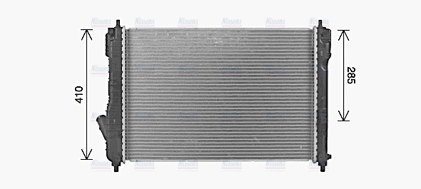 AVA Coolant Radiator CT2075