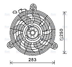 AVA Radiator Fan CT7503