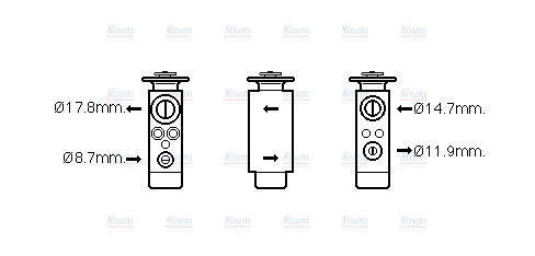 AVA Aircon Expansion Valve DF1060
