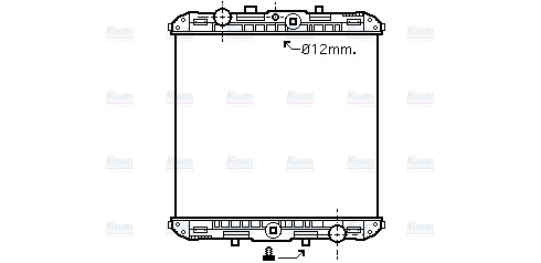 AVA Coolant Radiator DF2010N