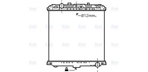 AVA Coolant Radiator DF2035N
