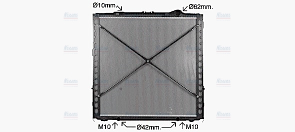 AVA Coolant Radiator DF2098