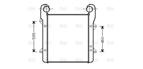 AVA Charge Air Intercooler DF4005