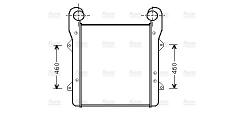 AVA Charge Air Intercooler DF4009