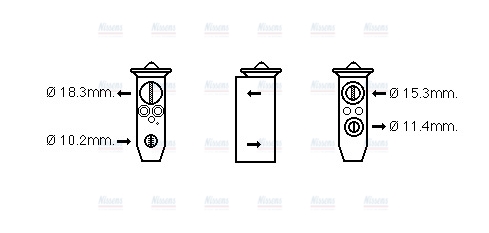 AVA Aircon Expansion Valve DN1359