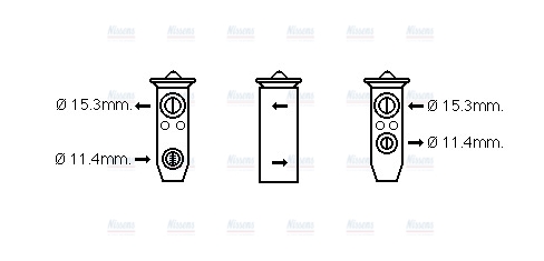 AVA Aircon Expansion valve DN1365