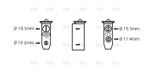 AVA Aircon Expansion Valve DN1367