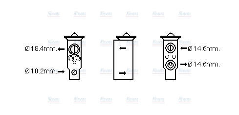 AVA Aircon Expansion Valve DN1379
