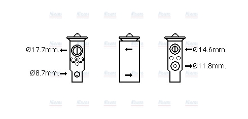 AVA Aircon Expansion Valve DN1380