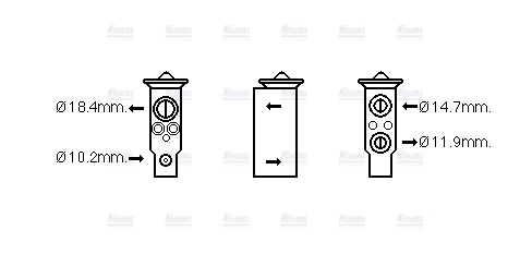 AVA Aircon Expansion Valve DN1389