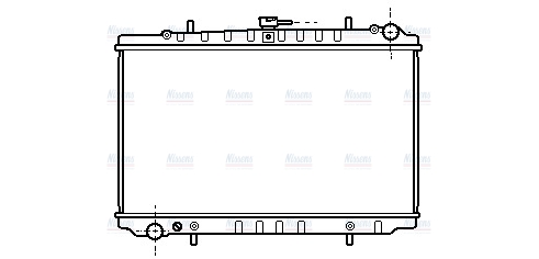 AVA Coolant Radiator DN2027