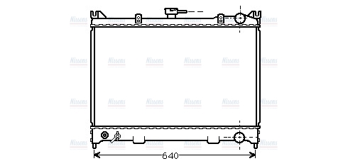 AVA Coolant Radiator DN2057