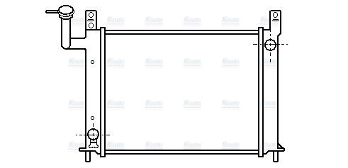 AVA Coolant Radiator DN2081