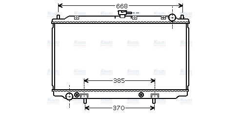AVA Coolant Radiator DN2222