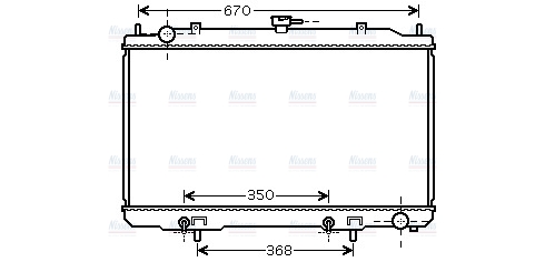 AVA Coolant Radiator DN2320