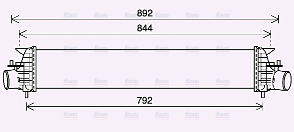 AVA Charge Air Intercooler DN4438