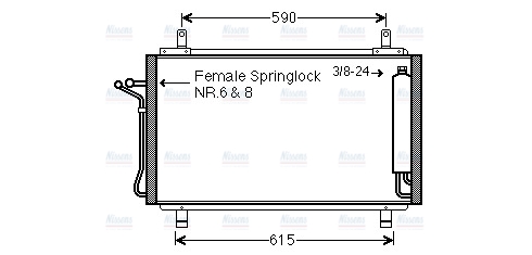 AVA Aircon Condenser DN5329D