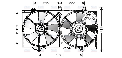 AVA Radiator Fan DN7507
