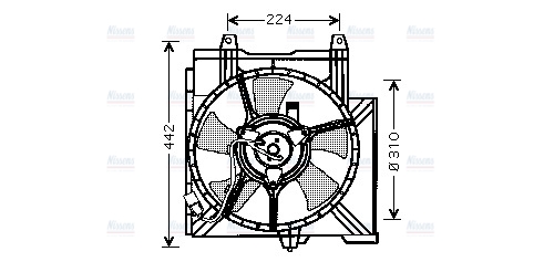 AVA Radiator Cooling Fan DN7509