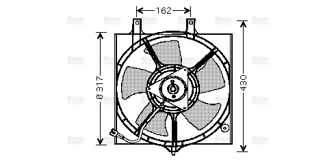 AVA Radiator Cooling Fan DN7510