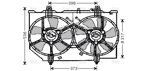 AVA Radiator Cooling Fan DN7513