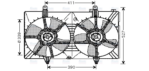 AVA Radiator Cooling Fan DN7518