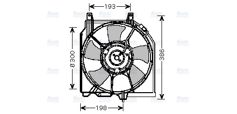 AVA Radiator Cooling Fan DN7521