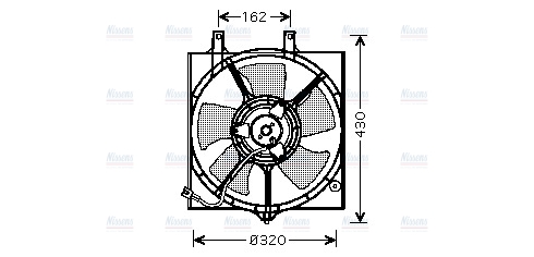 AVA Radiator Fan DN7522