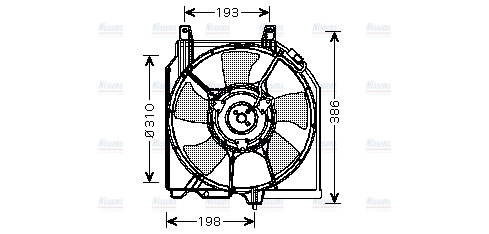 AVA Radiator Fan DN7523