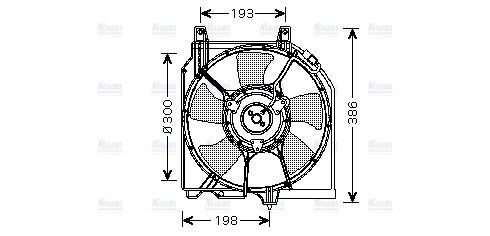 AVA Radiator Fan DN7524