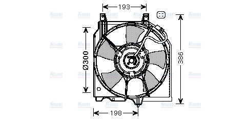 AVA Radiator Fan DN7527