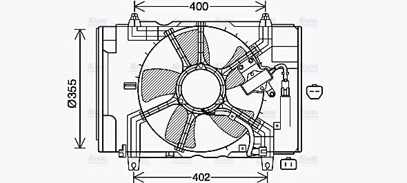 AVA Radiator Fan DN7538