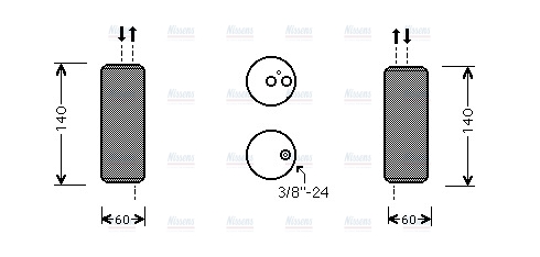 AVA Aircon Receiver Dryer Filter DND082