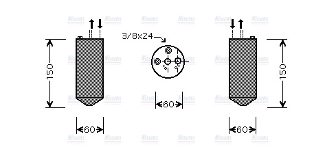 AVA Aircon Receiver Dryer Filter DND236