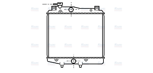 AVA Coolant Radiator DU2013