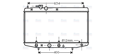 AVA Coolant Radiator DU2029
