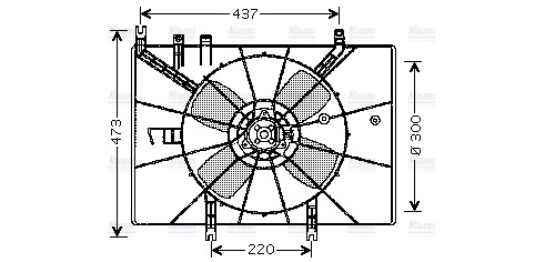 AVA Radiator Fan DU7504