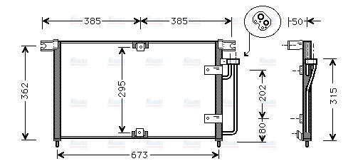 AVA Aircon Condenser DW5032