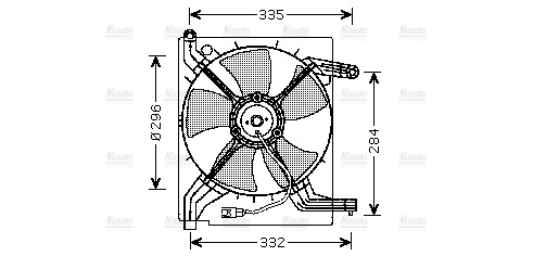 AVA Radiator Cooling Fan DW7506
