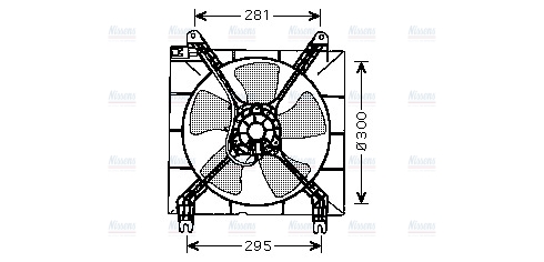 AVA Radiator Cooling Fan DW7507