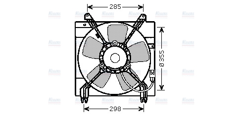 AVA Radiator Cooling Fan DW7509