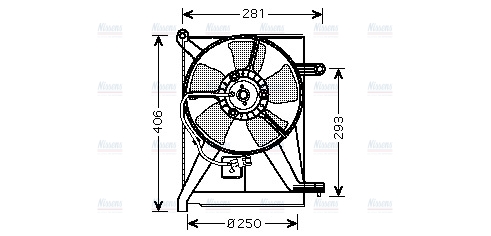 AVA Radiator Cooling Fan DW7510