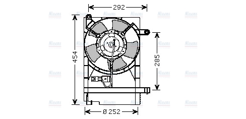 AVA Radiator Fan DW7512